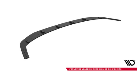 Splitter Mitsubishi Lancer EVO X Front Street Pro Black-Red