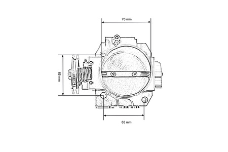 Throttle body TurboWorks Honda K20