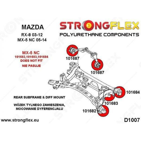 Full suspension bush kit