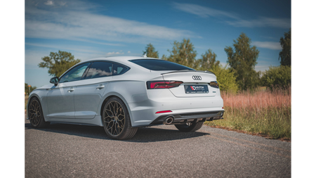 Diffuser Audi A5 F5 Sportback S-Line Rear Gloss Black