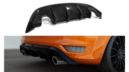 Diffuser Ford Focus II ST Facelift Rear Valance Gloss Black