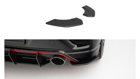 Splitter Hyundai Veloster N Mk2 Tył Boczne Street Pro Black
