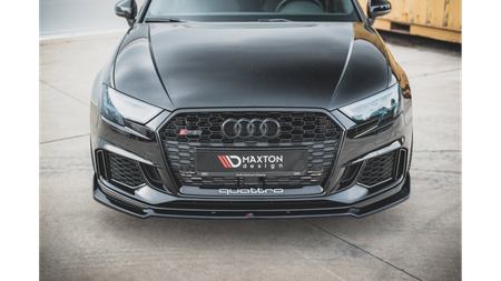 Splitter Audi RS3 8V Facelift Sportback Front v.3 Gloss Black