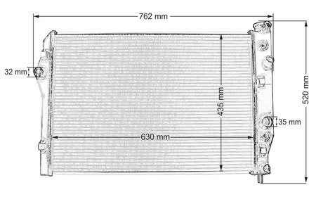 TurboWorks Sports Water Radiator Chevrolet Camaro MK IV 1993-2002