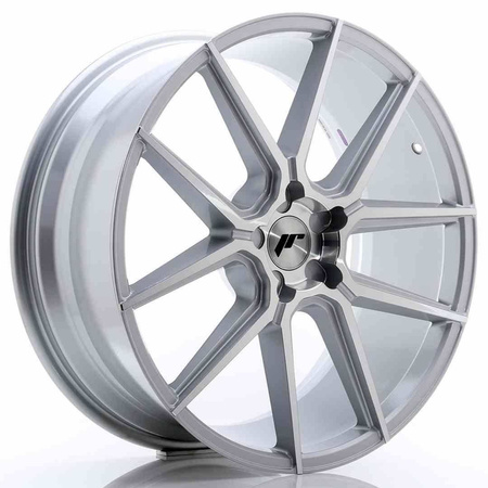 JR Wheels JR30 21x9 ET20-40 5H BLANK Silver Machined Face