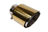 Exhaust Tip 114mm enter 67mm Gold Silver
