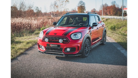 Splitter Mini Countryman II F60 JCW przód v.2 Gloss Black