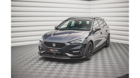 Splitter Seat Leon FR IV przód v.3 Gloss Black