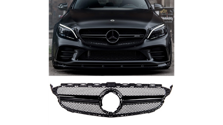 Grill Mercedes-Benz C W205 S205 A205 C205 Facelift Black A-Type