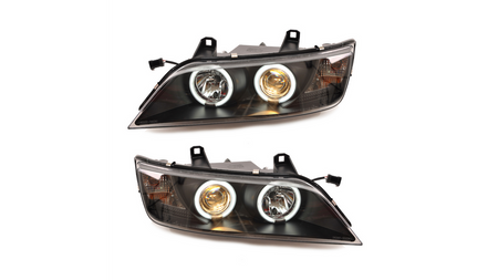 Headlights Halogen Black CCFL suitable for BMW Z3 (E36) Roadster Coupe 1996-2002