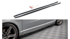 Diffuser Volvo V70 III Side Skirts Gloss Black