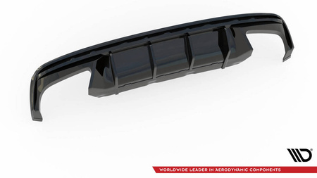 Dokładka Skoda Octavia IV RS Zderzak Tył Gloss Black