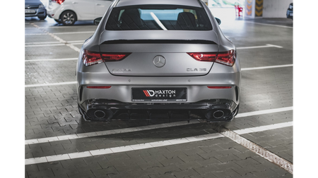 Diffuser Mercedes-Benz CLA 35 Aero 45 Aero C118 Rear Valance Gloss Black