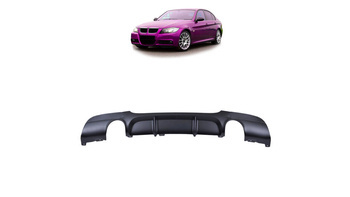 Diffuser BMW 3 E90 E91 Rear Matt Black
