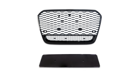 Grill Audi A6 C7 Facelift Gloss Black