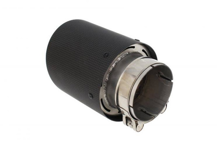 Końcówka tłumika 89mm wejście 63mm Carbon Mat