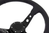 Steering wheel Pro 350mm offset:80mm Leather Black