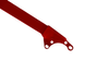 Front upper strut bar Honda Prelude V 5 Red