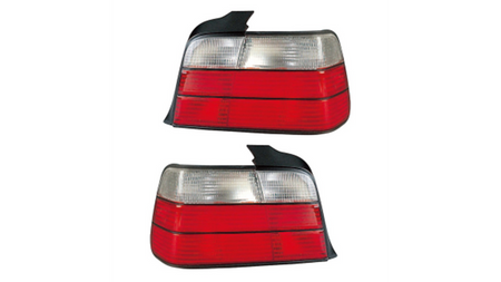 Lampy BMW 3 E36 Tył Red Clear
