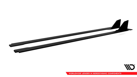 Diffuser Honda Civic X Type-R Side Skirts Racing Black