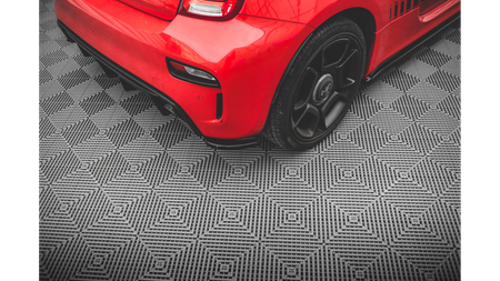 Splitter Fiat 500 Abarth I Facelift Rear Side Gloss Black