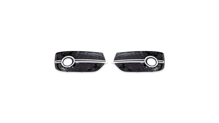 Fog Light Covers Audi Q3 8U Chrome Black