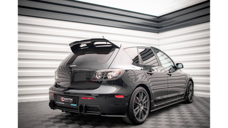 Splitter Mazda 3 I MPS Rear Side Street Pro Black