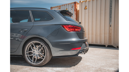 Splitter Seat Leon Cupra III Facelift Sportstourer Tył Boczne v.2 Gloss Black