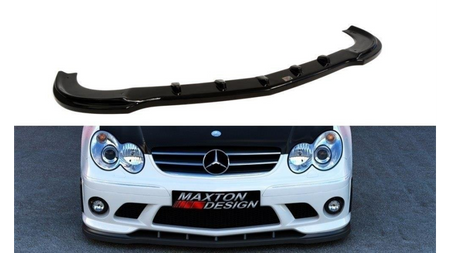 Splitter Mercedes-Benz CLK W209 przód do zderzaka Me-clk-209-AMG204-f1 Gloss Black