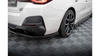 Splitter BMW 4 G26 M-Pack Rear Central with Diffuser v.2 Gloss Black