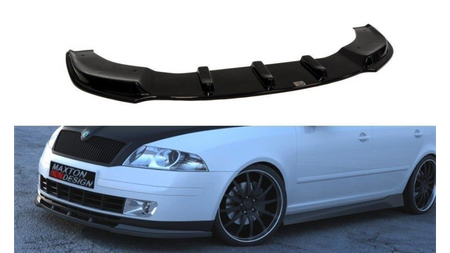 Splitter Skoda Octavia II Front Gloss Black