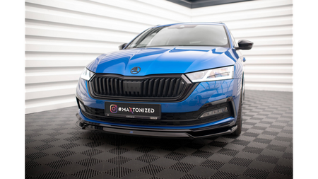 Splitter Skoda Octavia IV Sportline przód v.2 Gloss Black