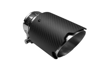 Exhaust 101mm Inlet 76mm Carbon Matt