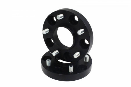 Bolt-On Black Wheel Spacers 20mm 66,5mm 5x112