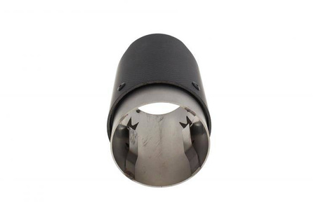 Końcówka tłumika 80mm wejście 67mm Carbon Matt