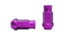 Wheel Lug Nuts Alu M12x1.5 50mm Purple