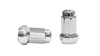 Forged wheel locking nuts D1Spec Steel M12x1.5 Silver ​