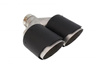 Exhaust Tip 114mmx2 enter 76mm Carbon Matte