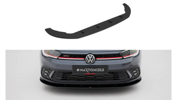 Splitter Volkswagen Polo GTI Mk6 Facelift Przód Street Pro Black-Red