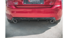 Diffuser Peugeot 308 GT II Facelift Rear Valance + Exhaust Ends Imitation Chrome