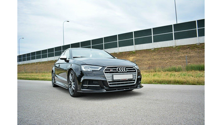 Splitter Audi A3 8V Facelift Front v.1 Gloss Black