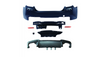 Bumper BMW 5 F10 Rear with Diffuser