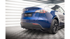 Splitter Tesla Model Y Rear Central with Diffuser Gloss Black