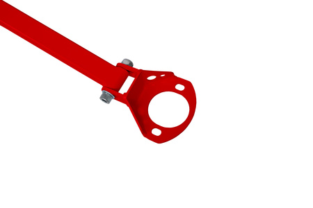 Rear upper strut bar BMW 3 E46 regulowna Red