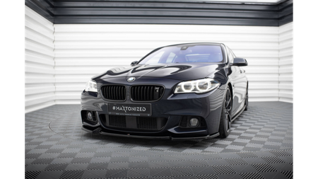 Splitter BMW 5 F10 F11 M-Pack przód v.3 Gloss Black