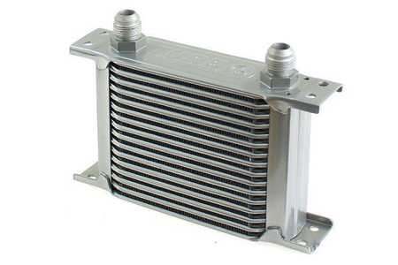 TurboWorks Oil Cooler Kit Slim 16-rows 140x125x50 AN10 Silver