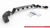 Splitter Hyundai I30 III N Rear Central with Diffuser Gloss Black