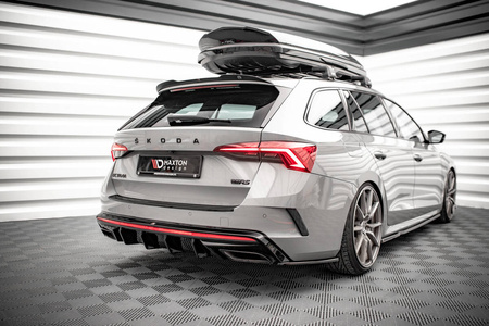 Diffuser Skoda Octavia IV RS Rear Valance Gloss Black