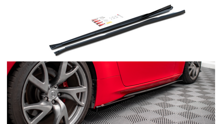 Diffuser Nissan 370Z Side Skirts v.2 Gloss Black