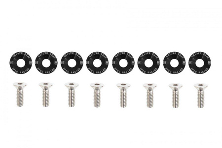 Decorative screws washers M6x1.0 15mm D1 Black
